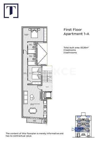2 bedroom Flat for sale in Torrevieja with pool - € 259,000 (Ref: 9297513)