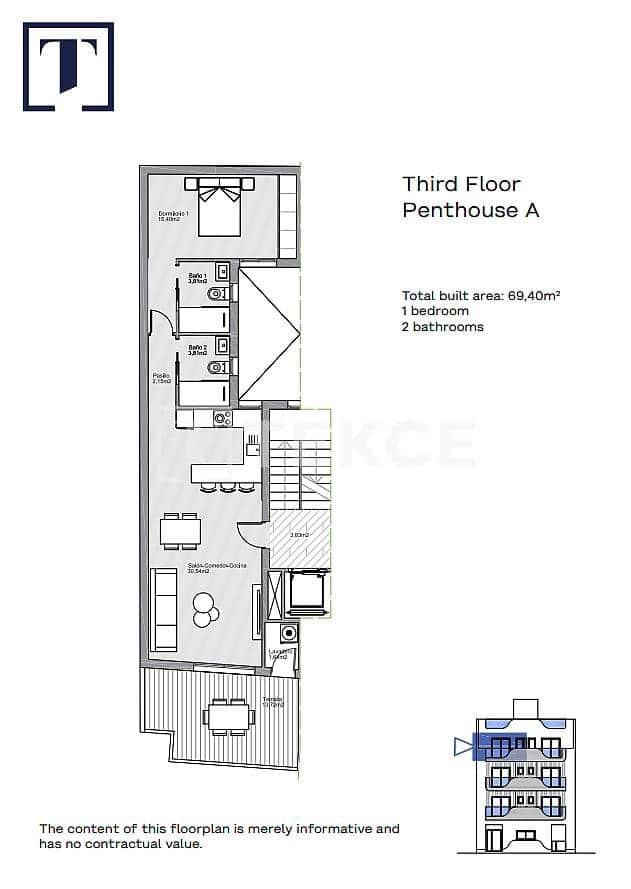 2 sypialnia Mieszkanie na sprzedaż w Torrevieja z basenem - 309 000 € (Ref: 9297515)