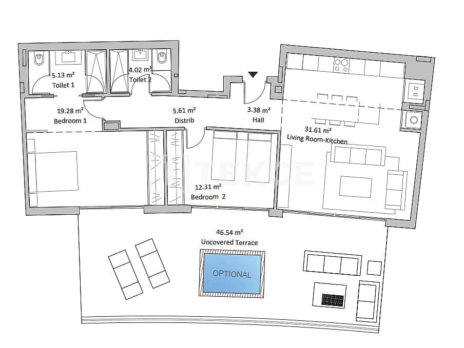 3 slaapkamer Flat te koop in Fuengirola met zwembad - € 745.000 (Ref: 9308133)