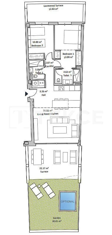 3 slaapkamer Flat te koop in Fuengirola met zwembad - € 745.000 (Ref: 9308133)