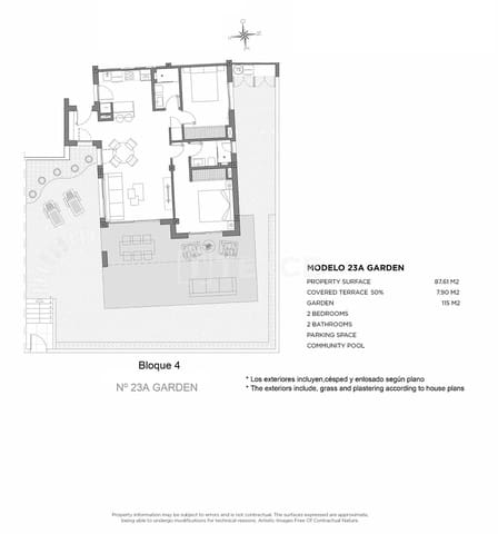 2 sypialnia Mieszkanie na sprzedaż w Centro, Los Alcázares z basenem - 329 000 € (Ref: 9310271)