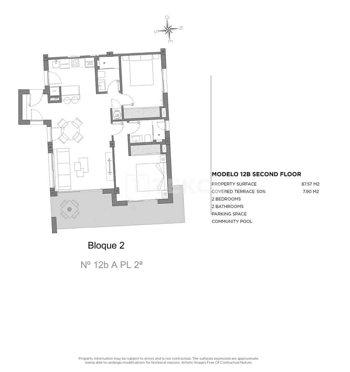 Piso de 2 habitaciones en Los Alcázares en venta con piscina - 329.000 € (Ref: 9310271)