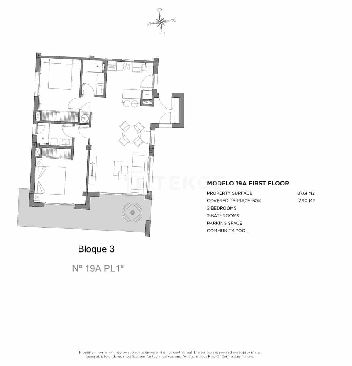 Piso de 2 habitaciones en Los Alcázares en venta con piscina - 329.000 € (Ref: 9310271)