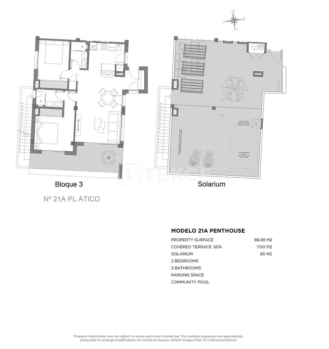 2 sypialnia Mieszkanie na sprzedaż w Los Alcazares z basenem - 339 000 € (Ref: 9310272)
