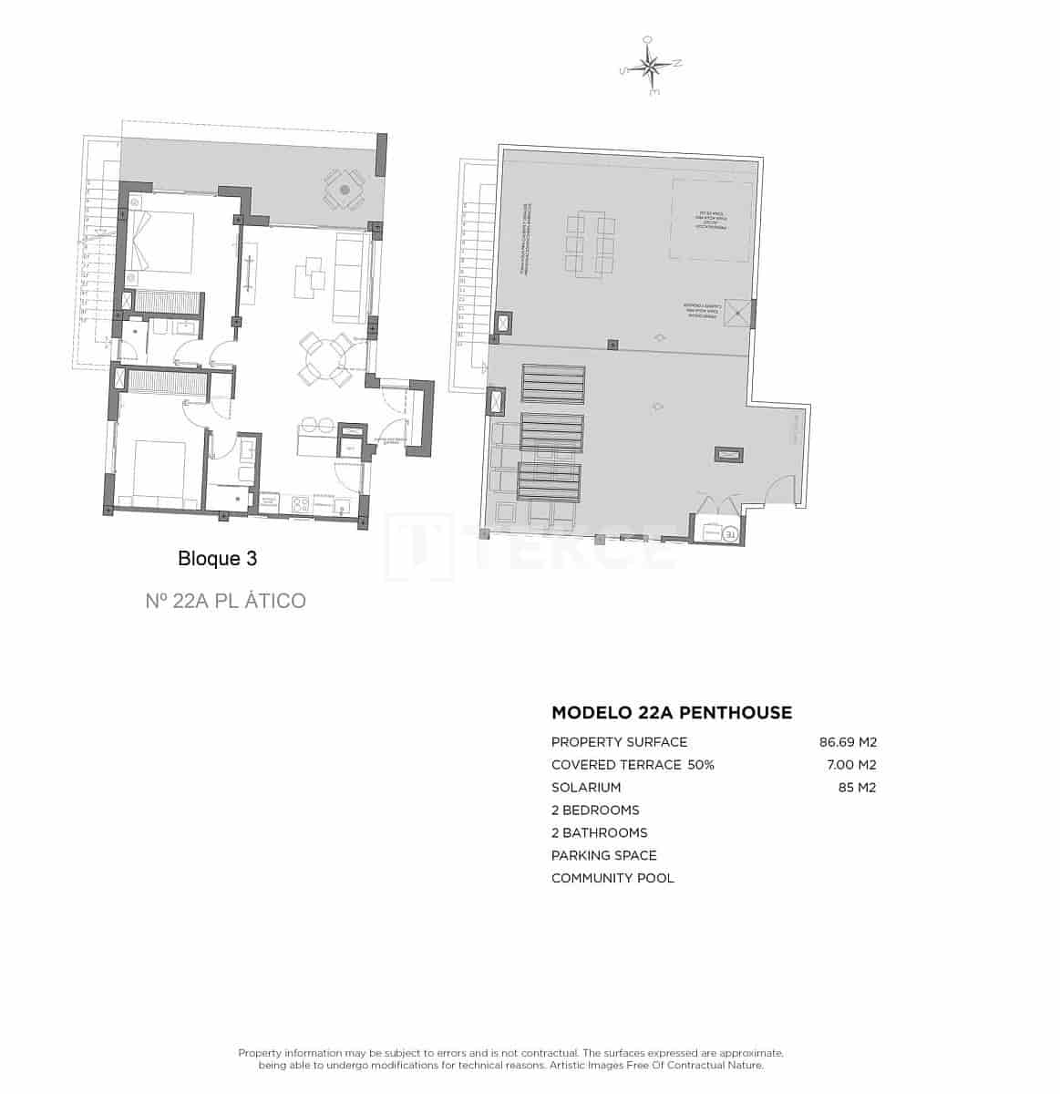 2 sypialnia Mieszkanie na sprzedaż w Los Alcazares z basenem - 349 000 € (Ref: 9310273)