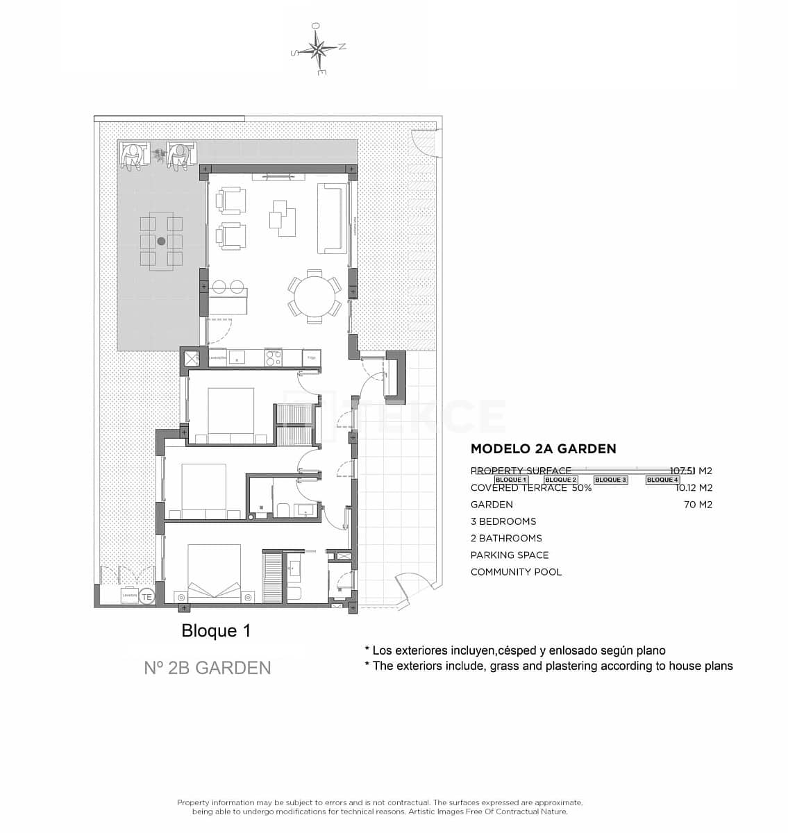 3 sypialnia Mieszkanie na sprzedaż w Los Alcazares z basenem - 399 000 € (Ref: 9310274)
