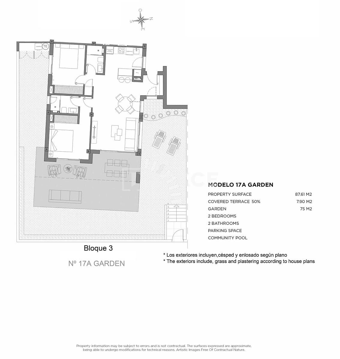 3 sypialnia Mieszkanie na sprzedaż w Los Alcazares z basenem - 399 000 € (Ref: 9310274)