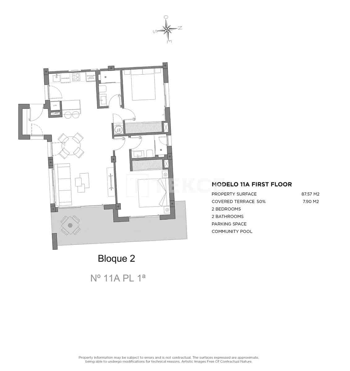 3 chambre Appartement à vendre à Los Alcazares avec piscine - 412 000 € (Ref: 9310275)