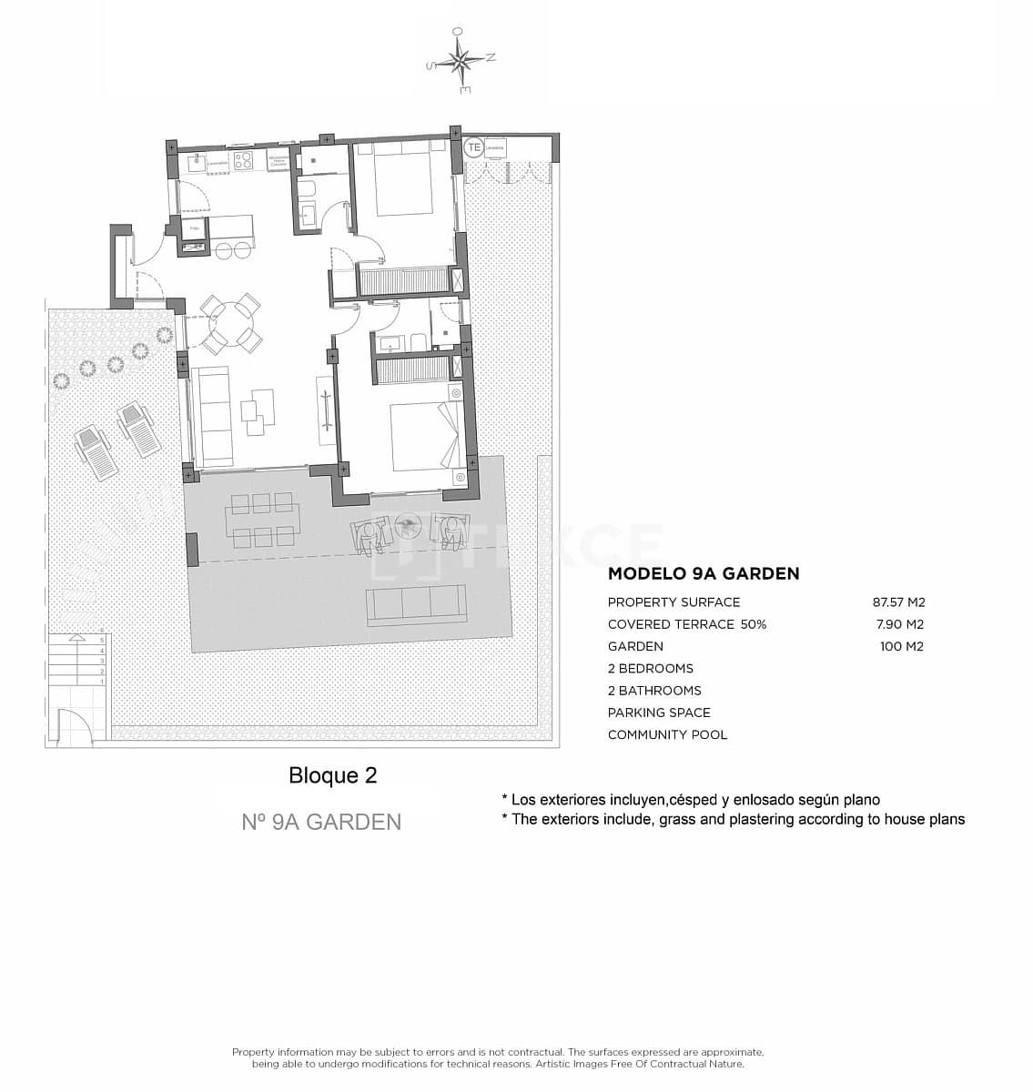 3 sypialnia Mieszkanie na sprzedaż w Los Alcazares z basenem - 439 000 € (Ref: 9310276)