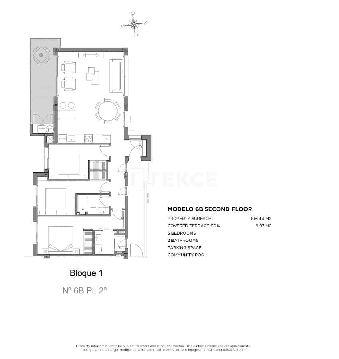 3 sypialnia Mieszkanie na sprzedaż w Los Alcazares z basenem - 439 000 € (Ref: 9310276)