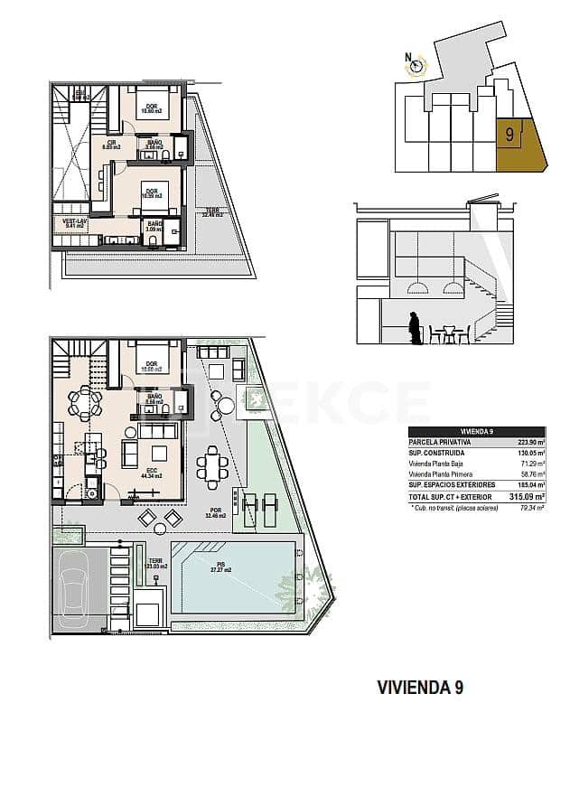 3 Zimmer Wohnung zu verkaufen in Pilar de la Horadada mit Pool - 439.000 € (Ref: 9310279)