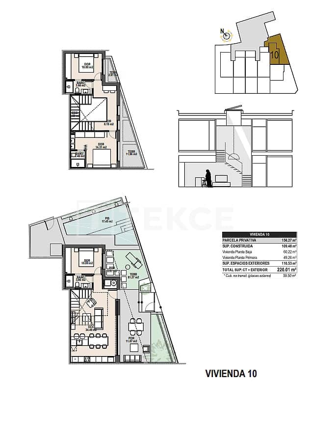 3 Zimmer Wohnung zu verkaufen in Pilar de la Horadada mit Pool - 439.000 € (Ref: 9310279)