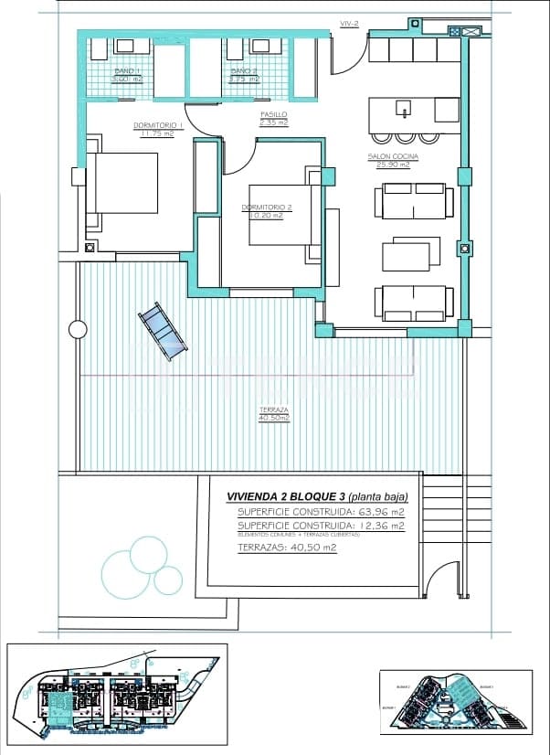 2 sypialnia Mieszkanie na sprzedaż w Torre-Pacheco z basenem - 389 000 € (Ref: 9329965)