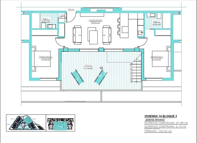 2 sypialnia Mieszkanie na sprzedaż w Torre-Pacheco z basenem - 389 000 € (Ref: 9329965)