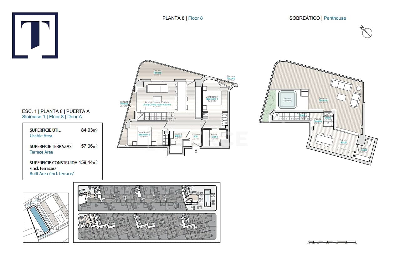 1 slaapkamer Flat te koop in La Villajoyosa / Vila Joiosa met zwembad - € 240.000 (Ref: 9334236)