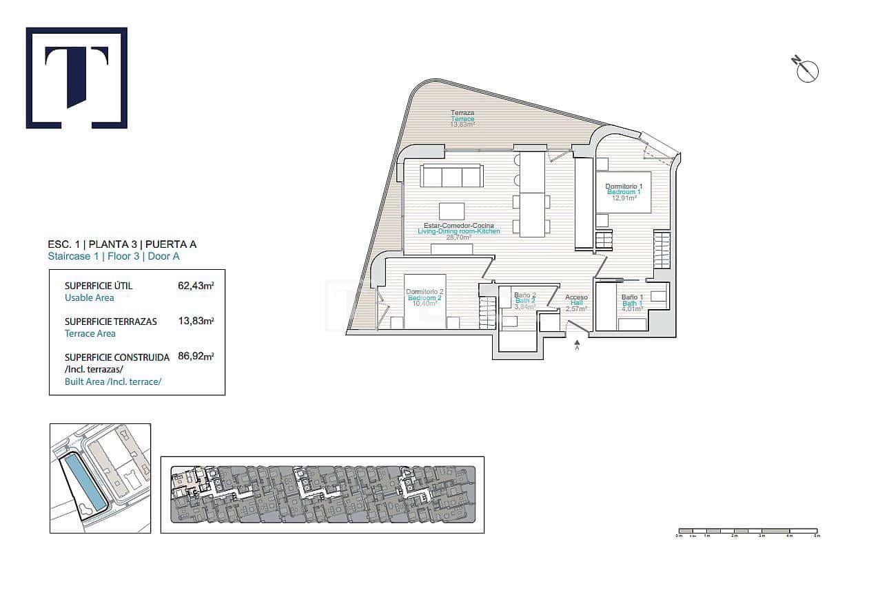 2 bedroom Flat for sale in La Villajoyosa / Vila Joiosa with pool - € 285,000 (Ref: 9334237)