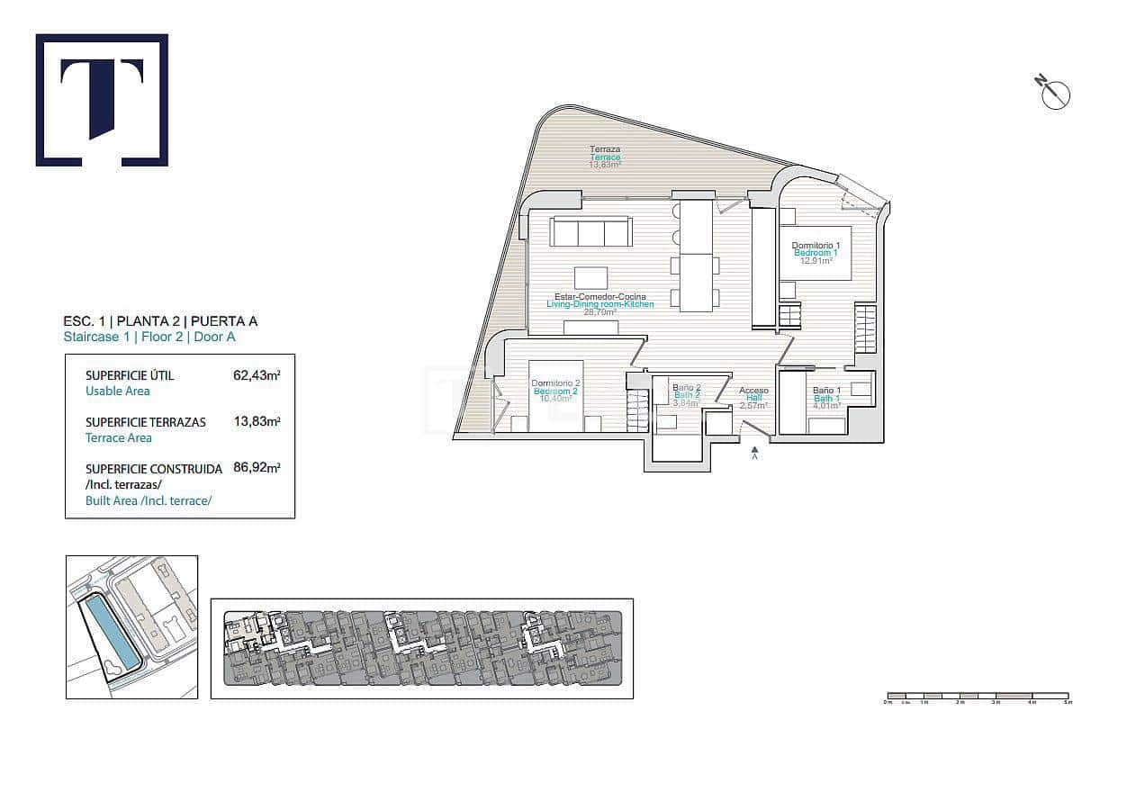 2 bedroom Flat for sale in La Villajoyosa / Vila Joiosa with pool - € 450,000 (Ref: 9334239)