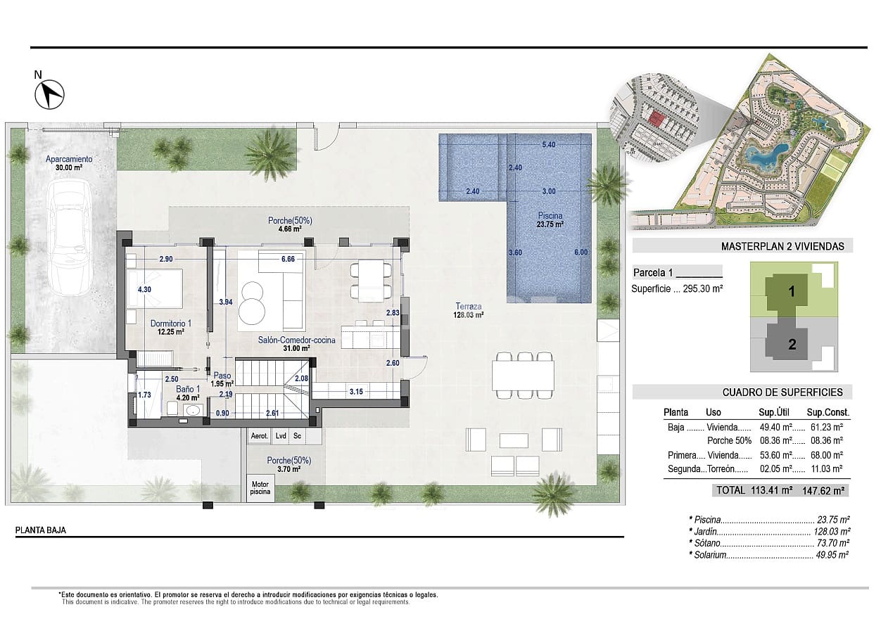 4 sypialnia Willa na sprzedaż w Torre-Pacheco z basenem - 785 000 € (Ref: 9344136)