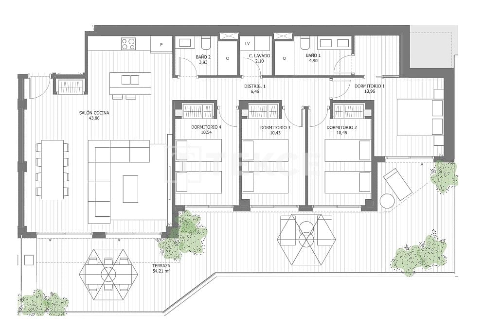 3 sovrum Lägenhet till salu i Torre de Benagalbon med pool - 497 000 € (Ref: 9344139)