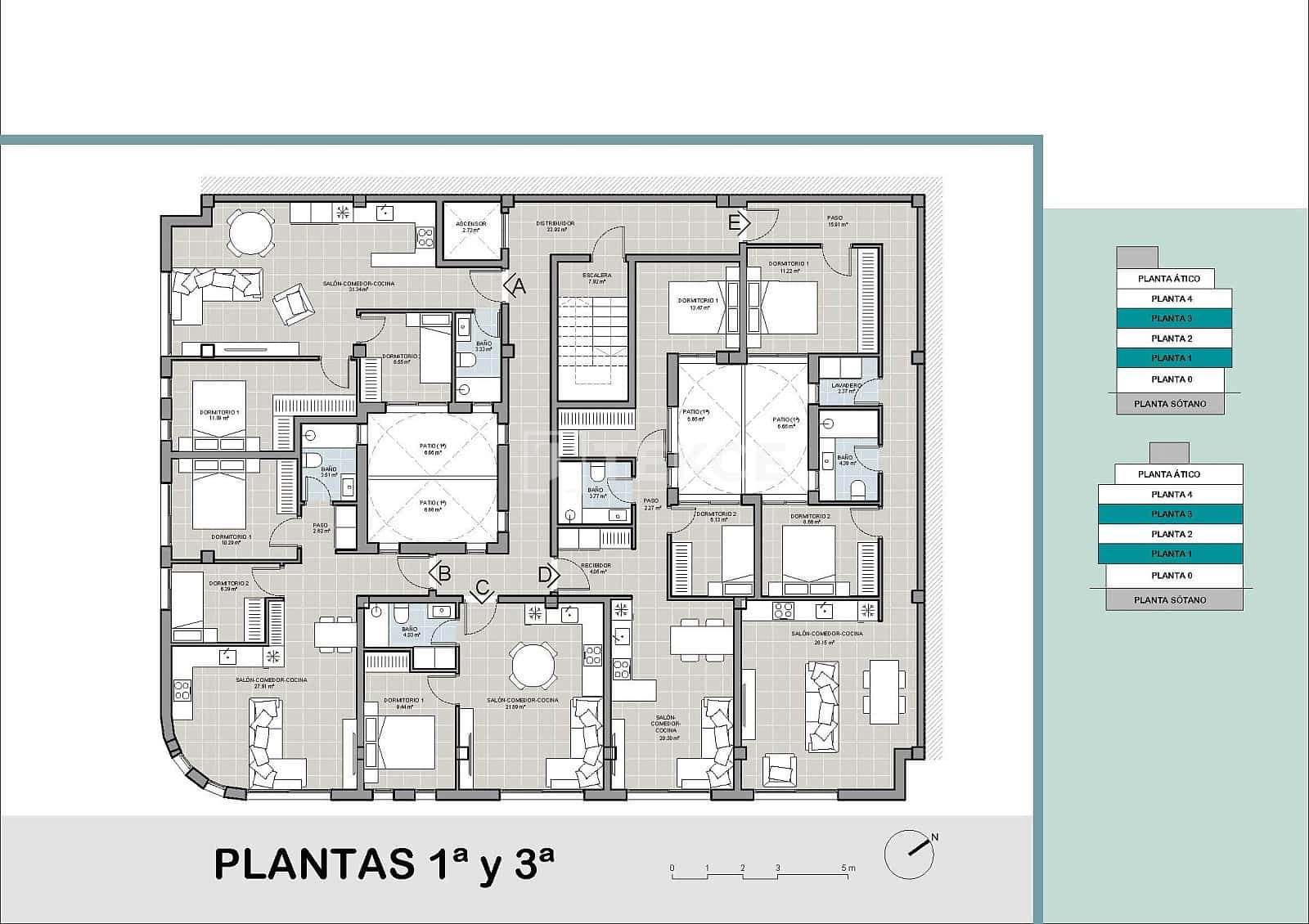 2 slaapkamer Flat te koop in Torrevieja met zwembad - € 350.000 (Ref: 9344145)