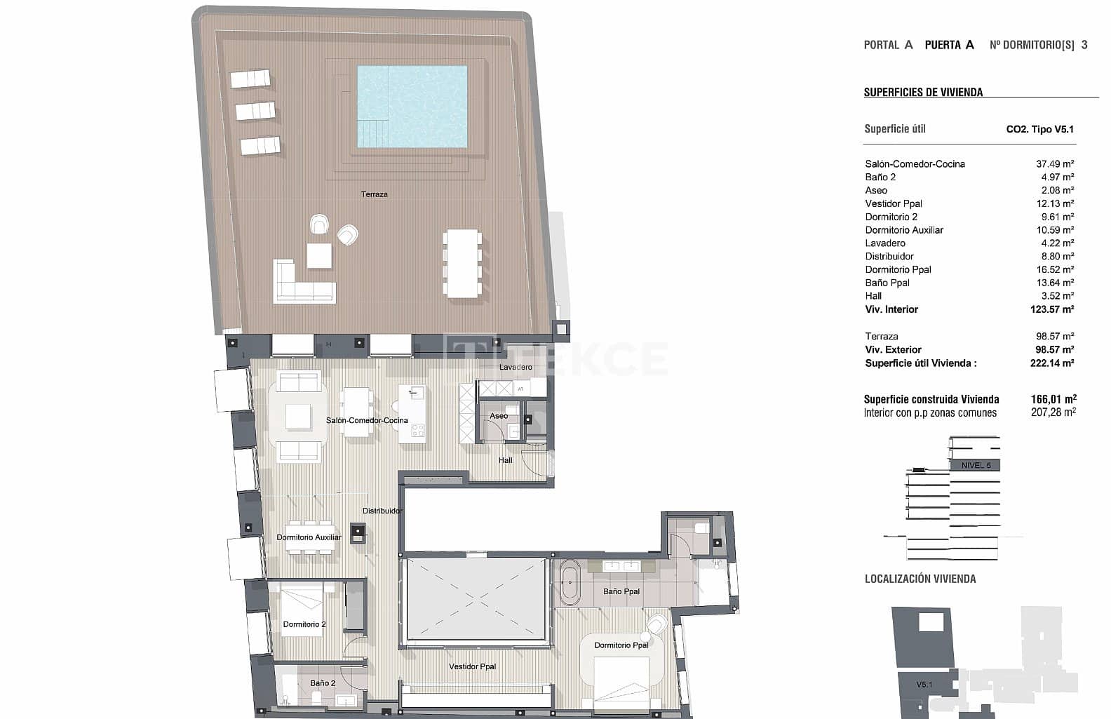 3 sovrum Lägenhet till salu i Barcelona stad med pool - 12 000 000 € (Ref: 9360985)