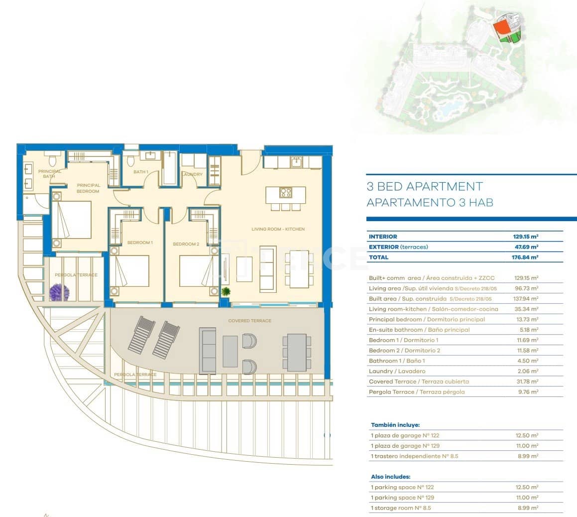 3 sovrum Lägenhet till salu i La Cala de Mijas med pool - 929 000 € (Ref: 9378499)