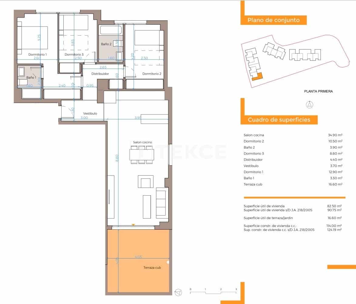 2 sypialnia Mieszkanie na sprzedaż w El Faro z basenem - 441 000 € (Ref: 9378500)