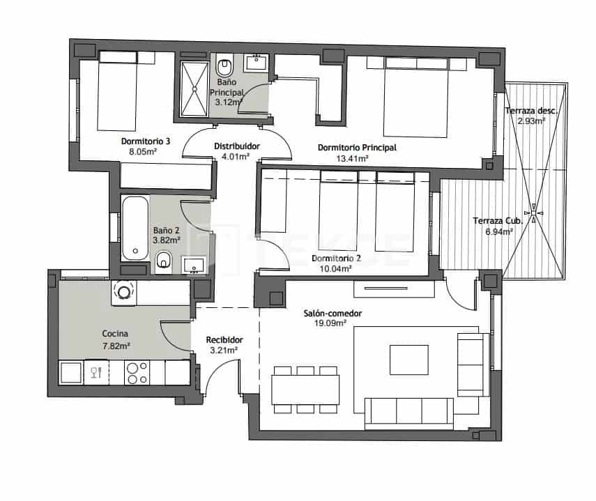 4 bedroom Flat for sale in Velez-Malaga with pool - € 380,000 (Ref: 9384887)