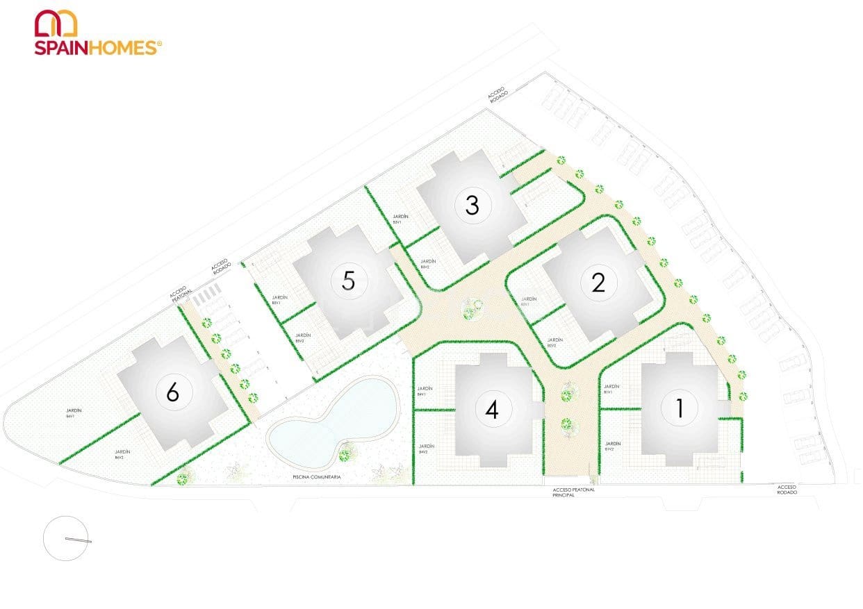 2 bedroom Flat for sale in Torre-Pacheco with pool - € 339,000 (Ref: 9388570)
