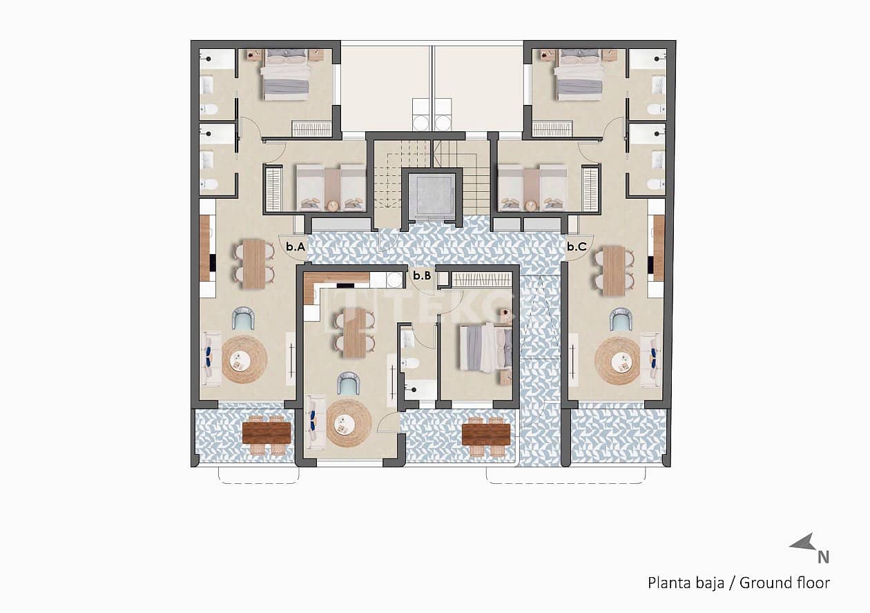 2 sypialnia Mieszkanie na sprzedaż w Torre de la Horadada z basenem - 276 000 € (Ref: 9395486)