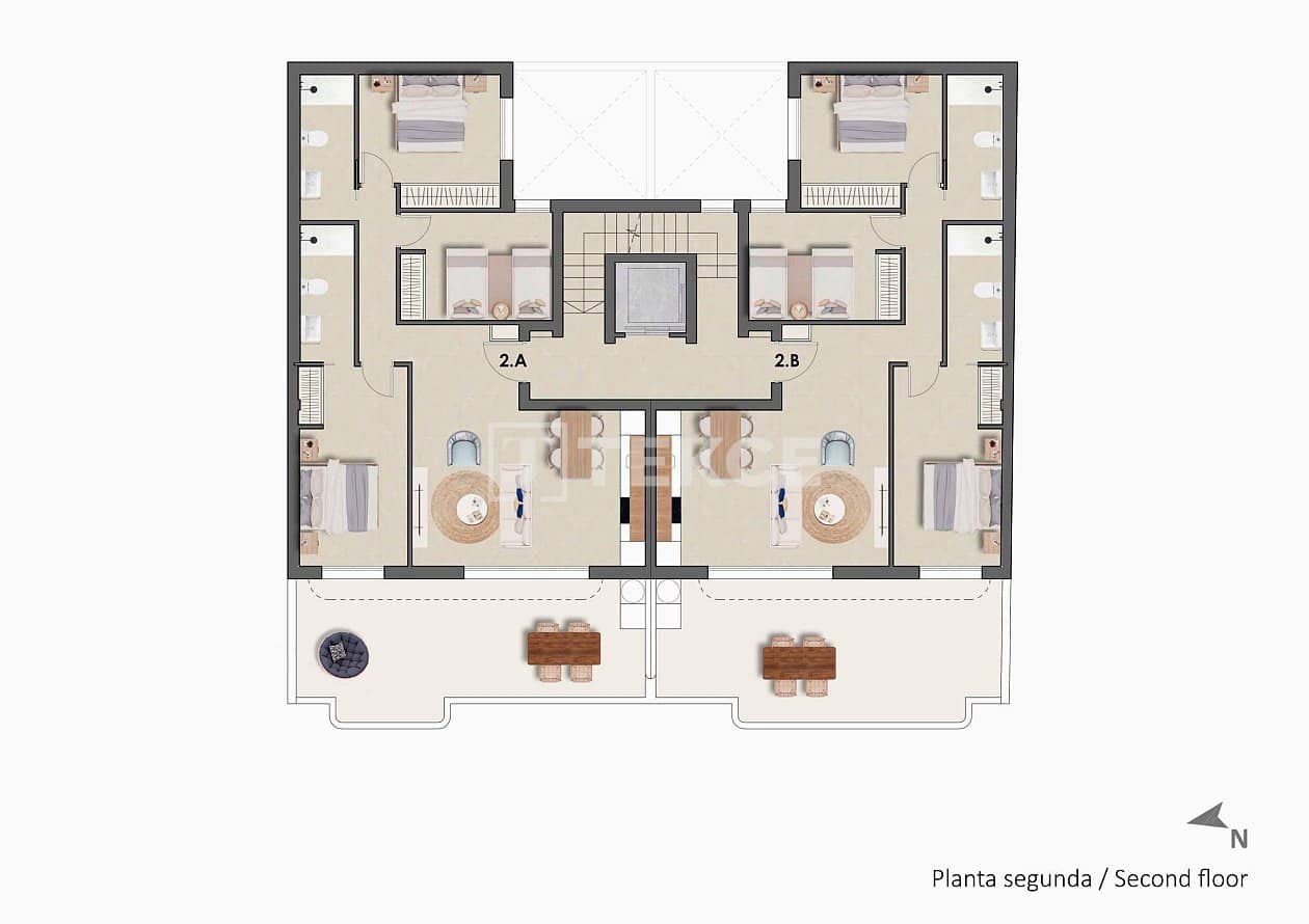 2 sypialnia Mieszkanie na sprzedaż w Torre de la Horadada z basenem - 276 000 € (Ref: 9395486)