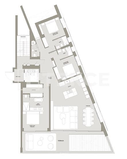 3 camera da letto Appartamento in vendita in Malaga citta con piscina - 4.615.000 € (Rif: 9422029)