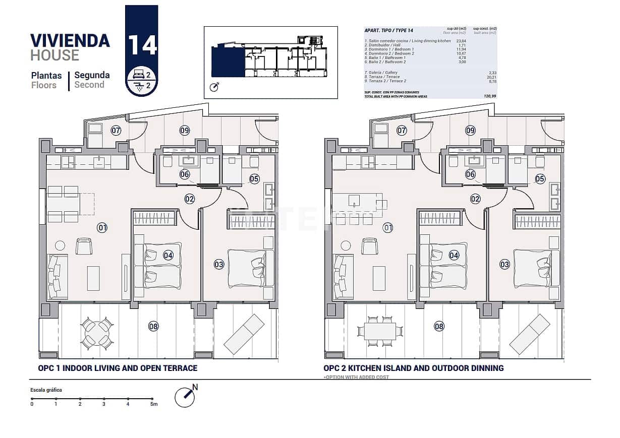 1 bedroom Flat for sale in La Villajoyosa / Vila Joiosa with pool - € 433,000 (Ref: 9422032)