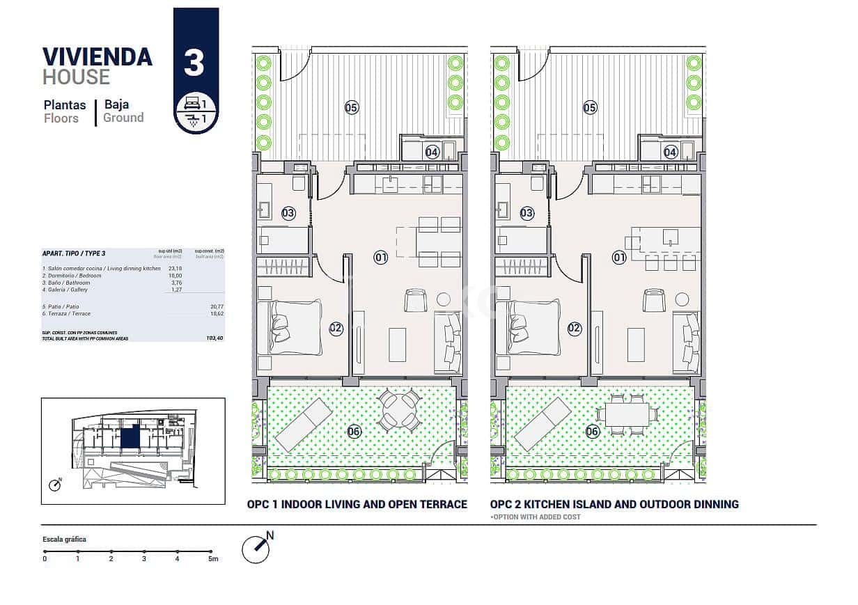 2 bedroom Flat for sale in La Villajoyosa / Vila Joiosa with pool - € 723,000 (Ref: 9422033)