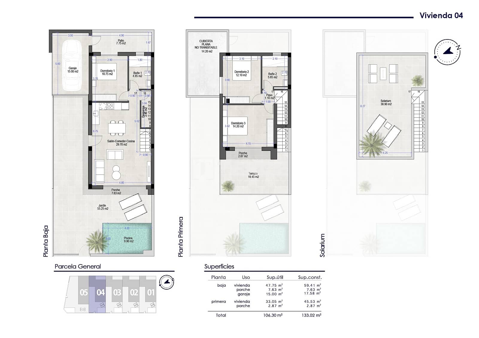 3 bedroom Villa for sale in San Pedro del Pinatar with pool - € 380,000 (Ref: 9426659)