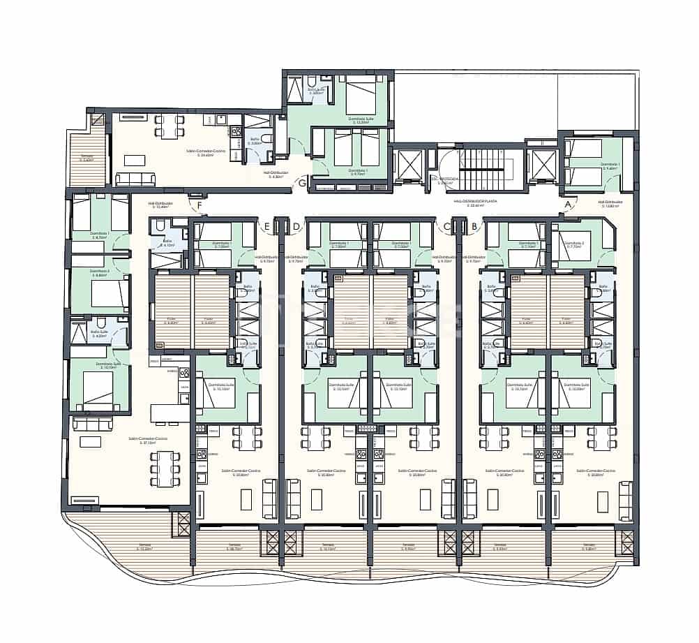 3 slaapkamer Flat te koop in Torrevieja met zwembad - € 439.000 (Ref: 9426664)