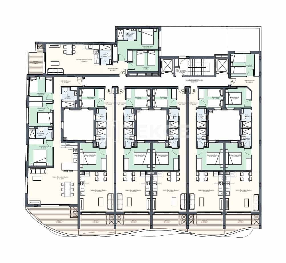 3 slaapkamer Flat te koop in Torrevieja met zwembad - € 439.000 (Ref: 9426664)