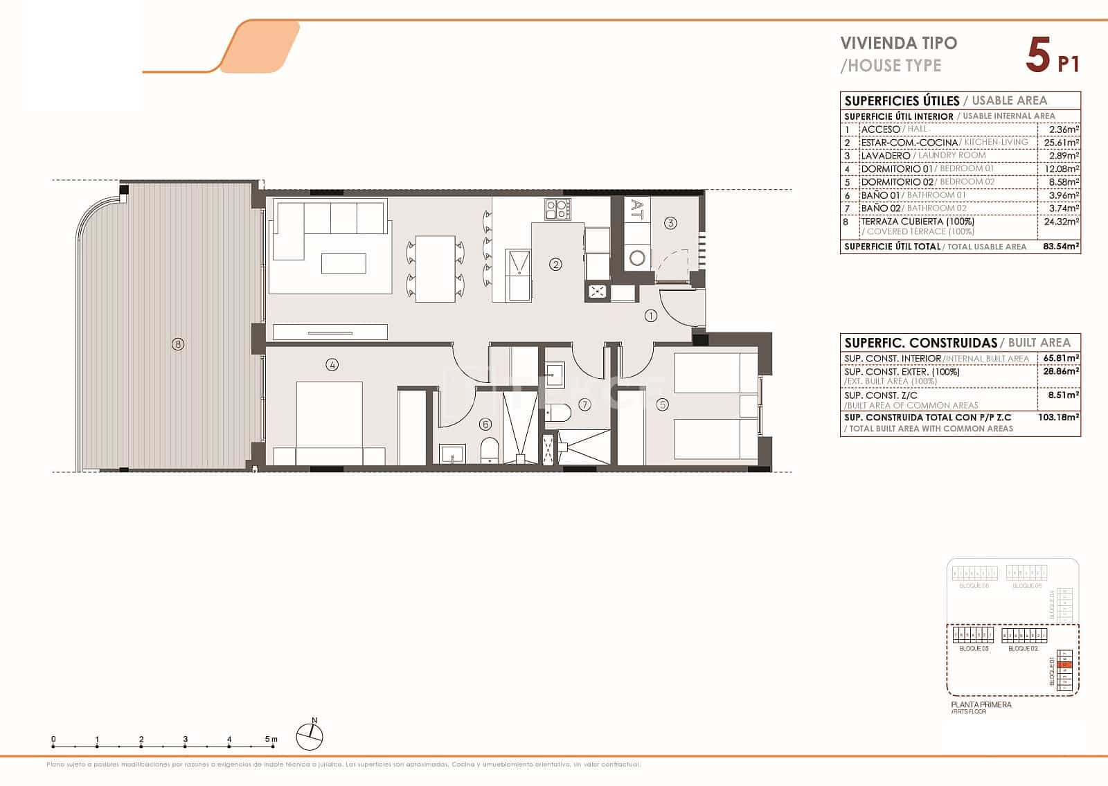 2 slaapkamer Flat te koop in Torrevieja met zwembad - € 280.000 (Ref: 9453013)