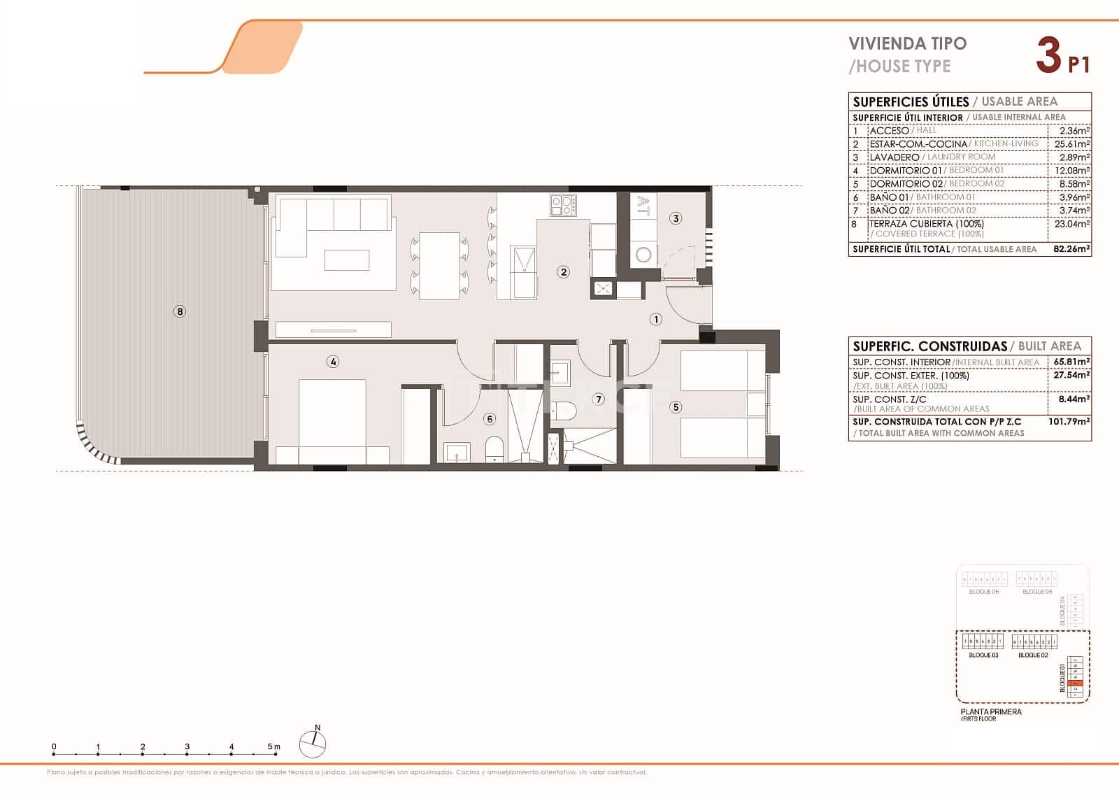 2 sovrum Lägenhet till salu i Torrevieja med pool - 310 000 € (Ref: 9453014)