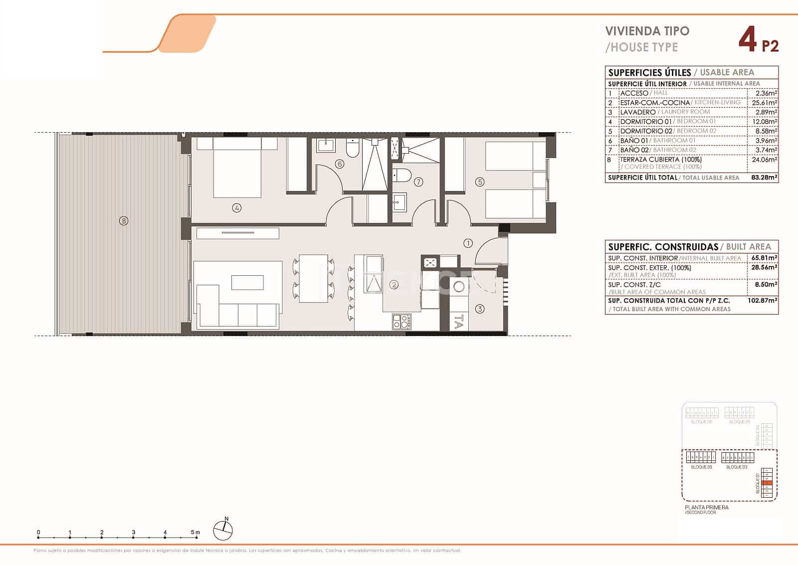 2 bedroom Flat for sale in Torrevieja with pool - € 325,000 (Ref: 9453015)