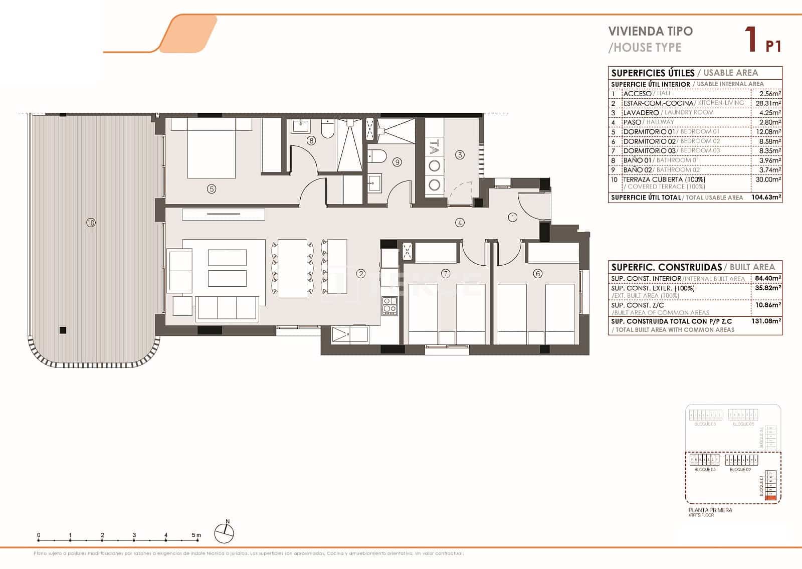 3 Zimmer Wohnung zu verkaufen in Torrevieja mit Pool - 345.000 € (Ref: 9453016)