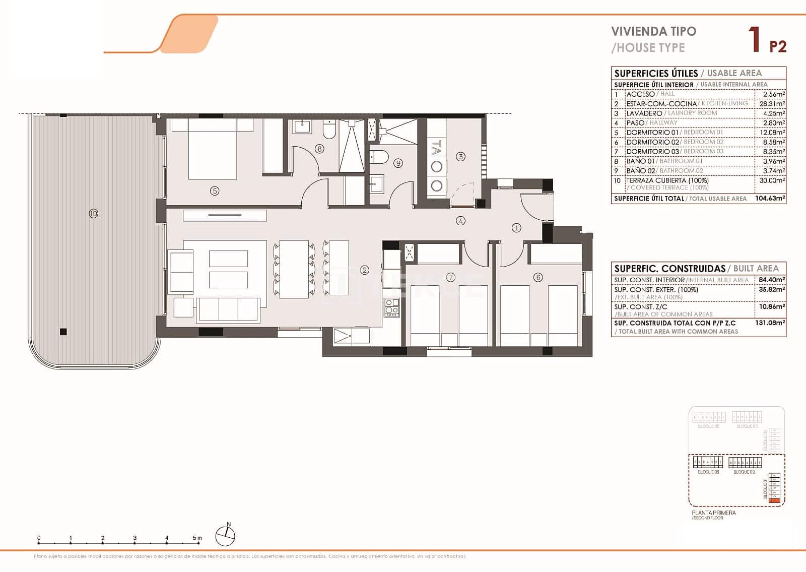 3 sovrum Lägenhet till salu i Torrevieja med pool - 395 000 € (Ref: 9453018)