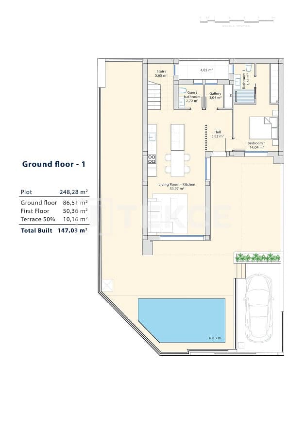 Chalet de 3 habitaciones en Dolores en venta con piscina - 389.000 € (Ref: 9453023)