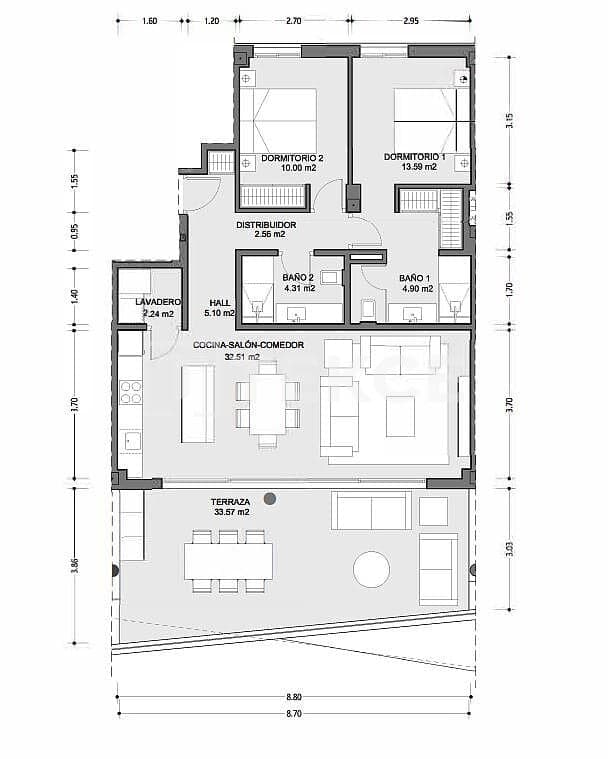 2 sypialnia Mieszkanie na sprzedaż w Fuengirola z basenem - 695 000 € (Ref: 9453025)