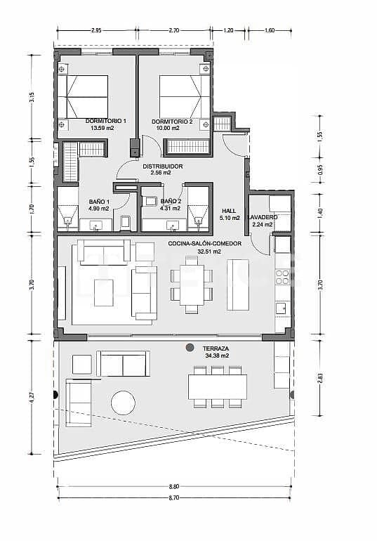 2 sypialnia Mieszkanie na sprzedaż w Fuengirola z basenem - 695 000 € (Ref: 9453025)