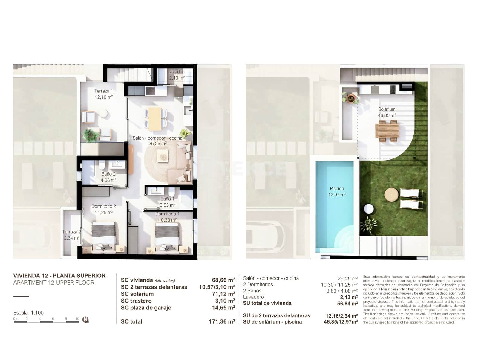 Piso de 3 habitaciones en San Pedro del Pinatar en venta con piscina - 370.000 € (Ref: 9455656)