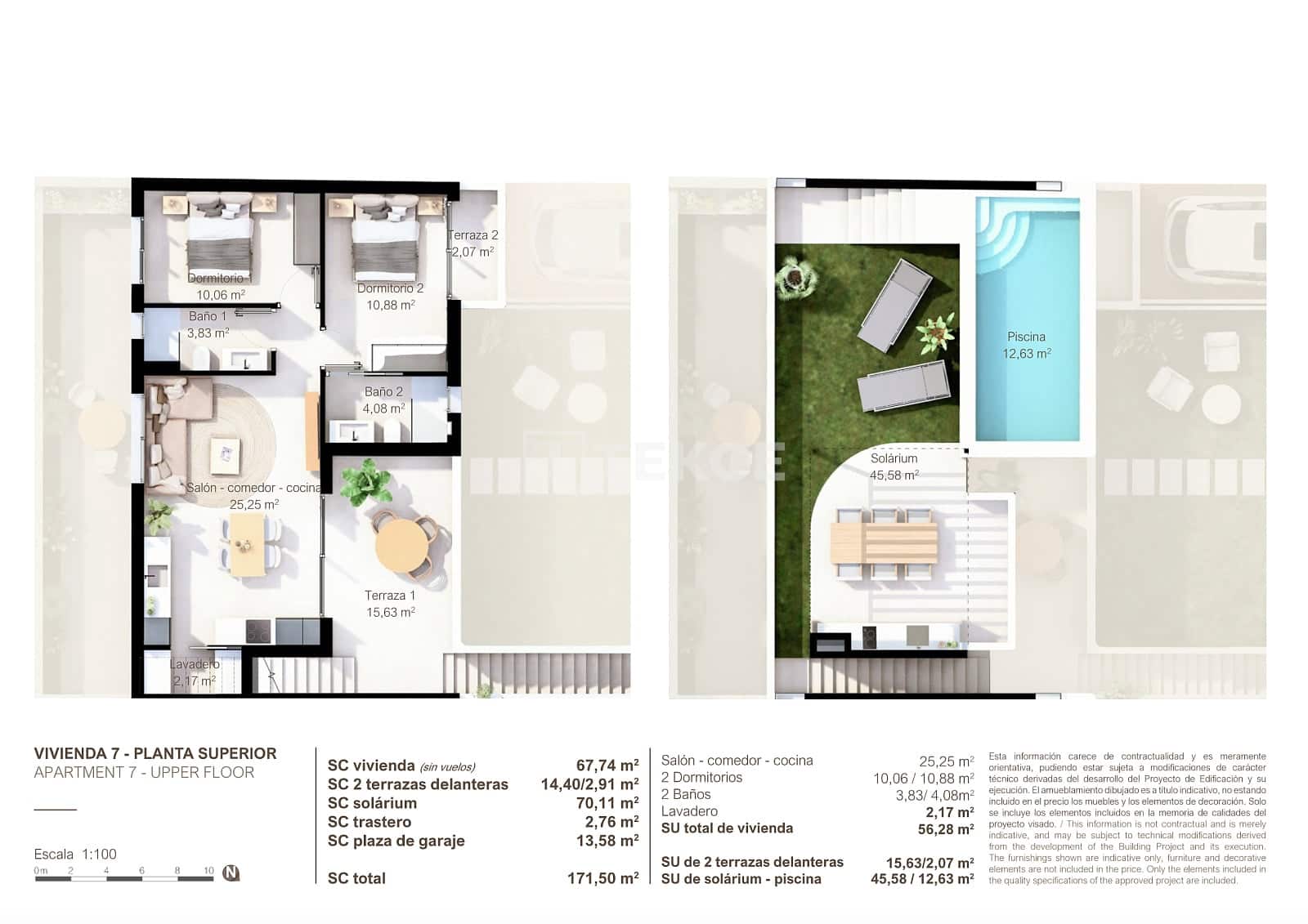Piso de 3 habitaciones en San Pedro del Pinatar en venta con piscina - 370.000 € (Ref: 9455656)