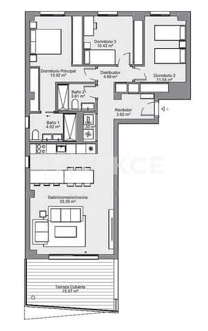 1 chambre Appartement à vendre à Las Lagunas de Mijas, Mijas avec piscine - 250 000 € (Ref: 9465030)