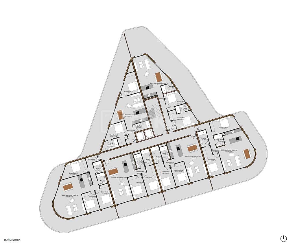 Piso de 1 habitación en Calpe / Calp en venta con piscina - 795.000 € (Ref: 9465034)