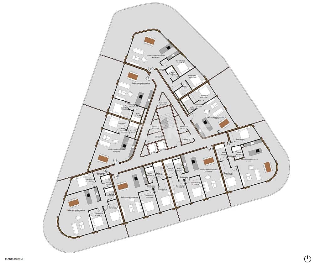 Piso de 1 habitación en Calpe / Calp en venta con piscina - 795.000 € (Ref: 9465034)